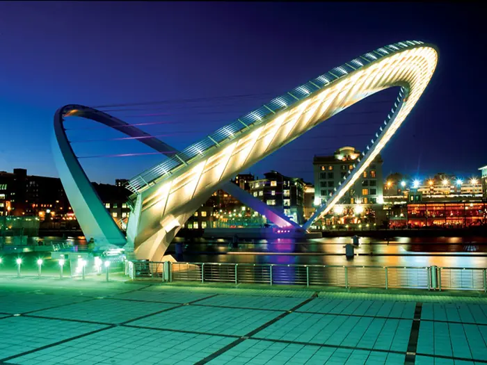 Gateshead Millennium Bridge.