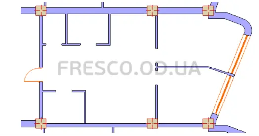 Однокімнатна квартира · 71.5 м² · Морська симфонія