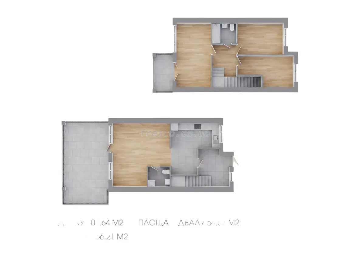Таунхаус · 156.21 м² · Гарден Сіті