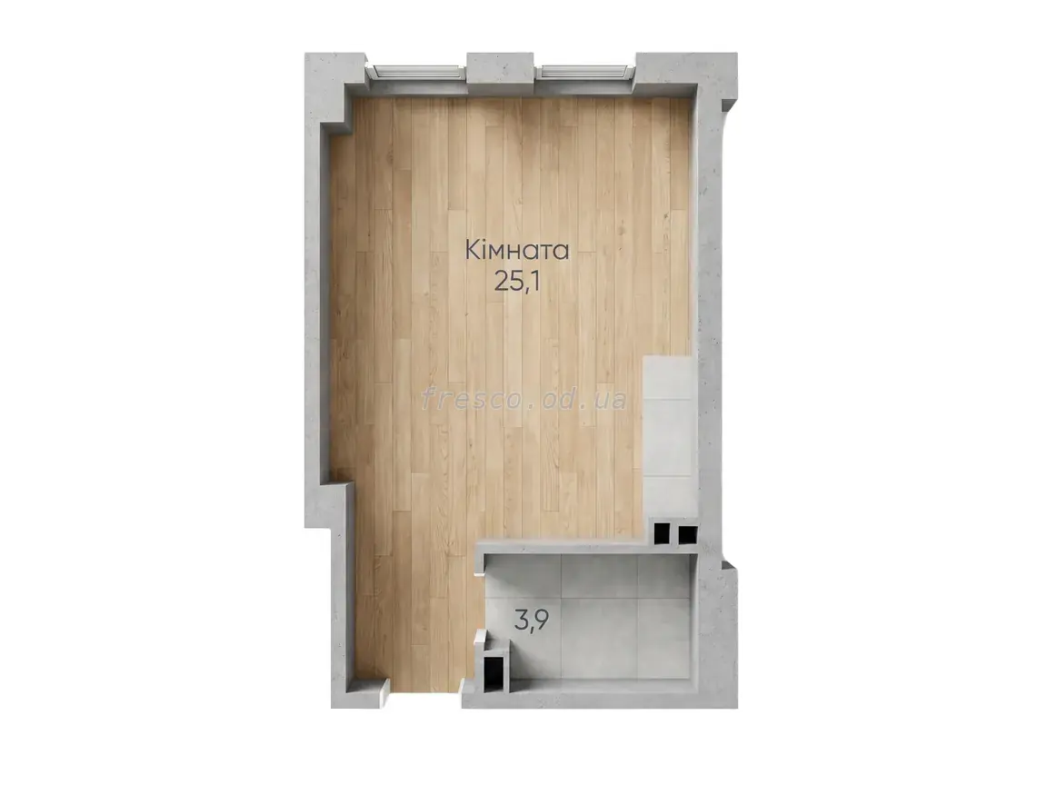 Studio · 29.2 m² · Greenwich Park