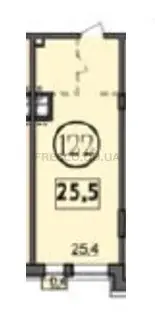 Studio apartment · 25.5 m² · Salve House