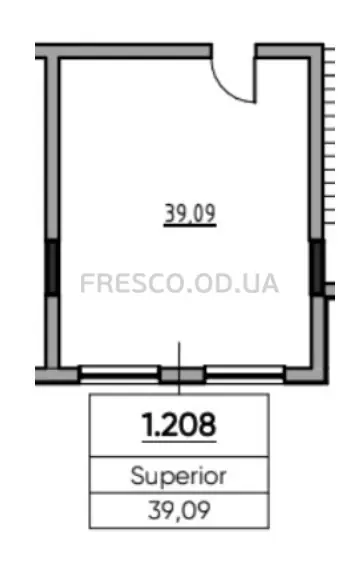 One-bedroom · 36.97 m² · MIY on Lanzheronovskaya