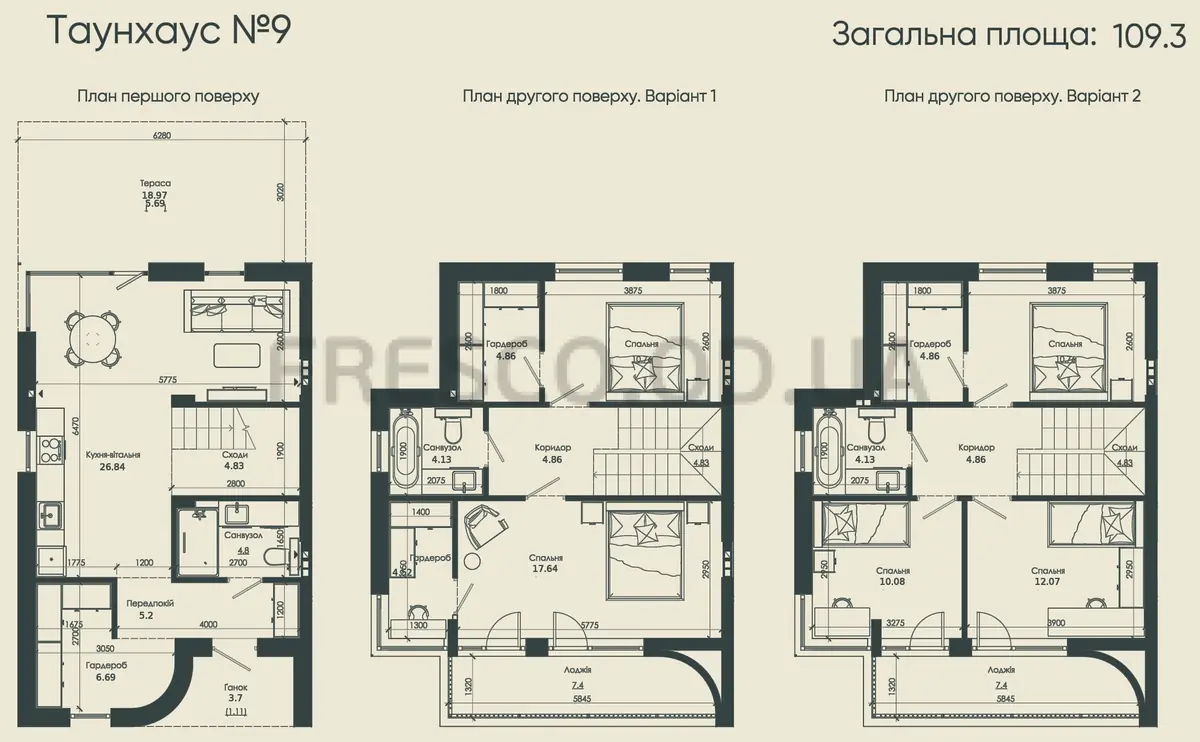 Townhouse · 109.33 m² · One Club Village Cottages